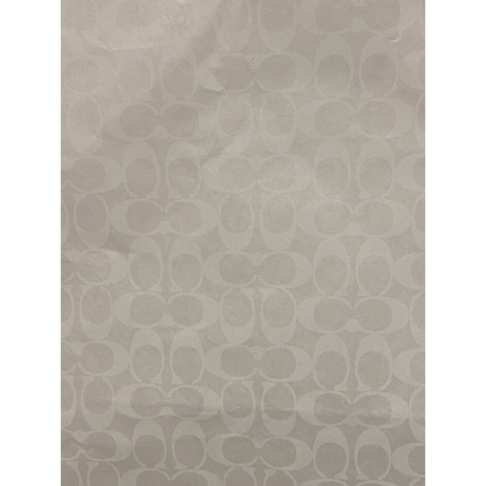 25 Pieces of Coach tissue paper 12" W x 24" H Signature "C" Coach gift tissue